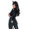 Костюм кішечки Leg Avenue Feline Femme Fatale, M, 3 предмети, чорний