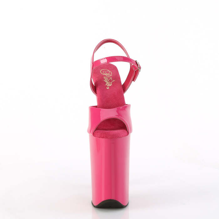 Босоніжки Infinity-909 на підборах 9 дюймів, босоніжки з ремінцем на щиколотці 5 1/4 дюйма, рожеві