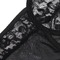 Мереживне боді Star Night з доступом і гартером, чорне, XL-XXL