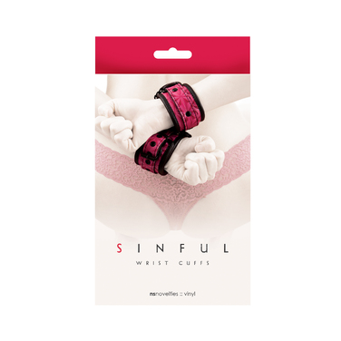 Наручники NS Novelties SINFUL PINK WRIST CUFFS