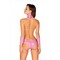 Комплект чокер із наручниками Obsessive Lollypopy Cuffs One Size Рожеві