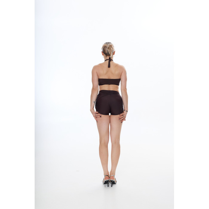 HALTER top Chocolate matte biflex_ шоколадний матовий біфлекс