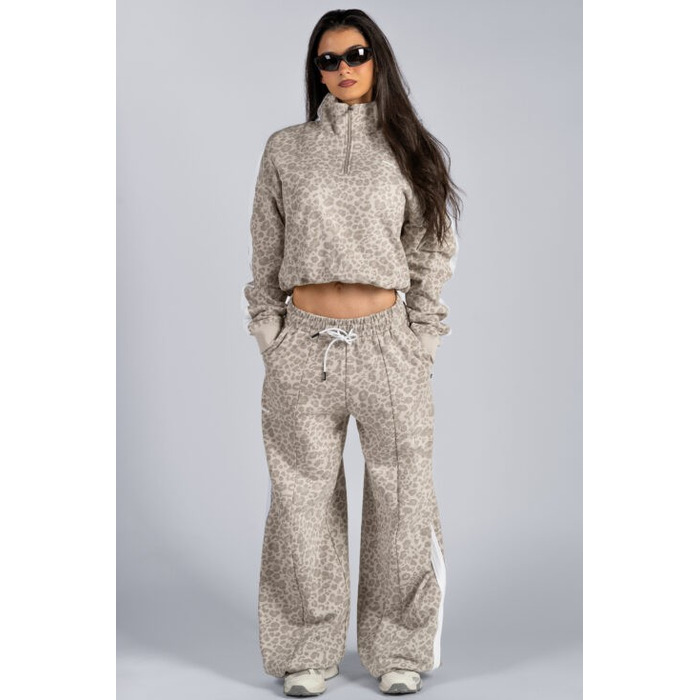 Штани Nebbia Baggy Leopard Sweatpants PRIMAL Cream Leopard 865