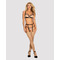 Комплект з поясом для панчох Obsessive Nudelia set L/XL