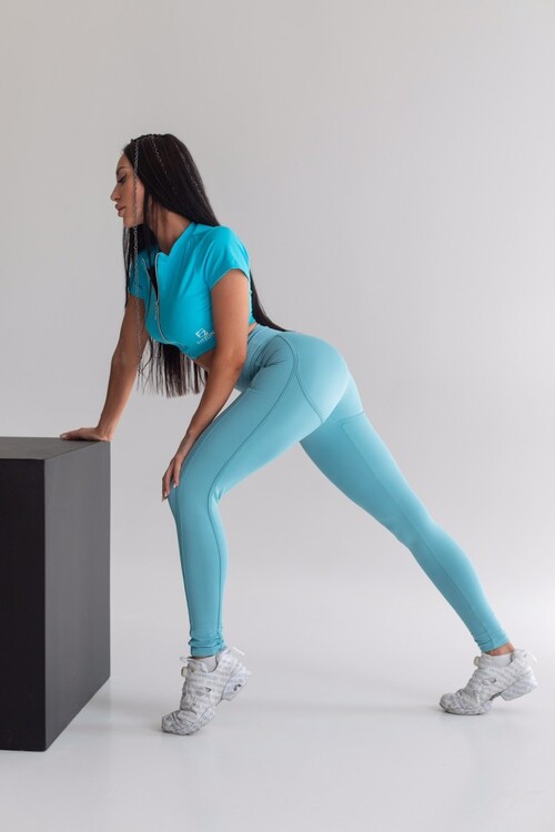 ЛЕГІНСИ TOTAL SKY BLUE HONG KONG FITNESS LEGGIN 14630