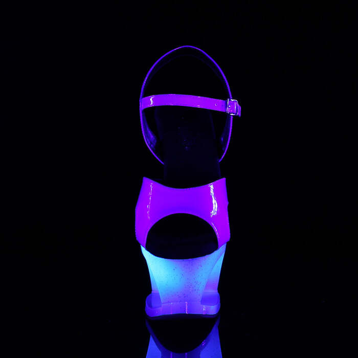 Босоножки Moon-711MER, каблук 7 дюймов, вырез 2 3/4 дюйма, ремешком на щиколотке, босоножкии с русалкой, синие