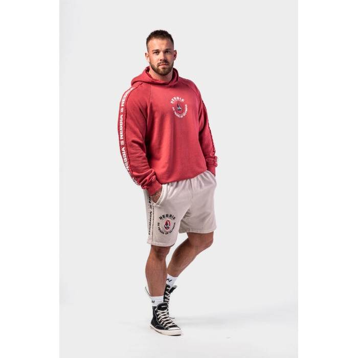 Худі Nebbia Washed Hoodie HERITAGE Red  793