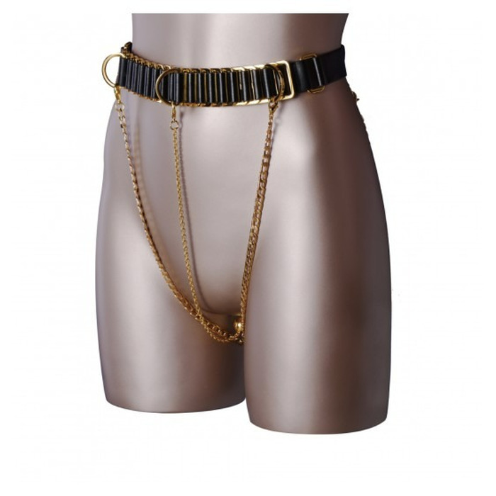 Пояс с золотыми цепочками Upko Indulge In The Restraints Collection