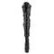 Чоботи Pleaser Delight-3028 6 дюймів на шнурівці з потрійною пряжкою PF BT, бічна блискавка, чорні, веганська шкіра/чорний