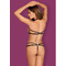 Боді Obsessive Darkie crotchless Teddy black S / M