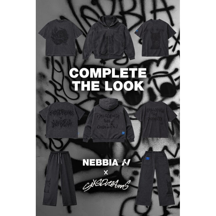 Футболка NEBBIA x Sexsdreams Men’s Oversized Tee Black 810