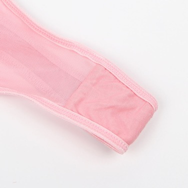 Сексуальний рожевий комплект Star Night з декоративними стразами та ланцюжками, M