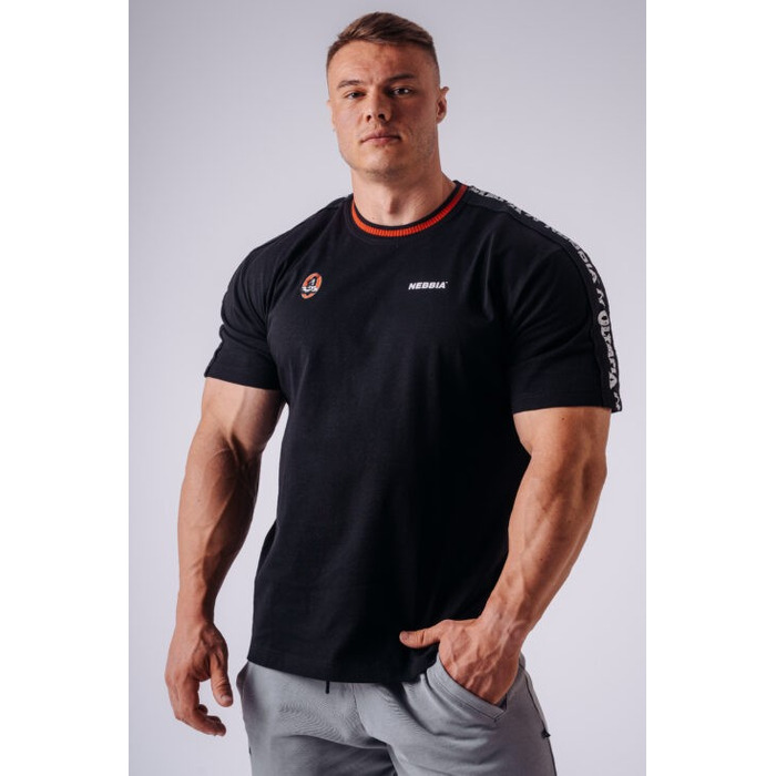 Футболка NEBBIA x Olympia Muscle Cover T-Shirt Black 942