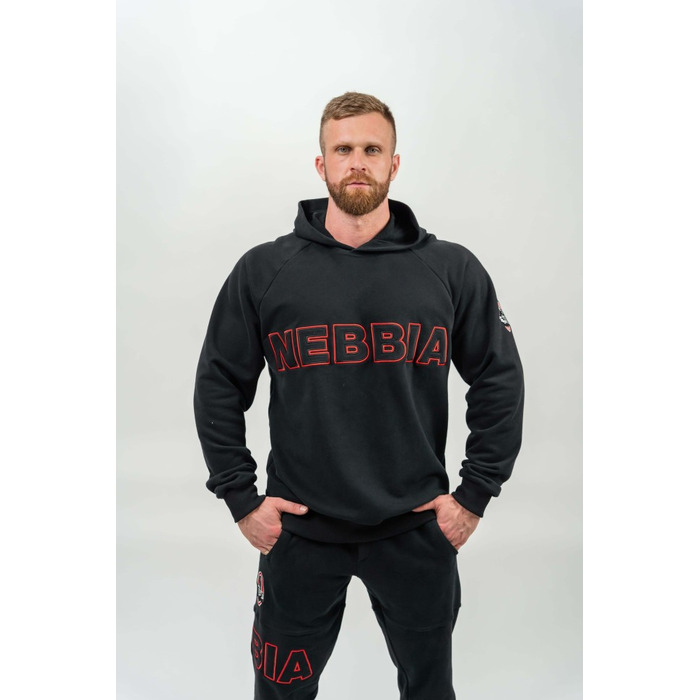 Худі Nebbia Long Pullover Hoodie LEGACY Black 704