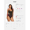 Боді Obsessive Amallie body S/M
