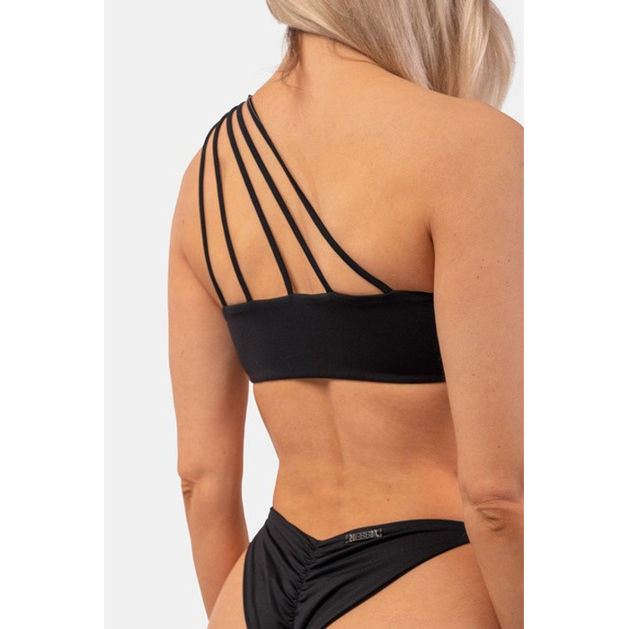 ТОП ONE SHOULDER BANDEAU BIKINI TOP BLACK 448