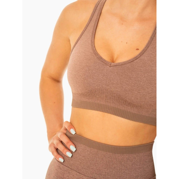 Топ Excel Seamless Sports Bra - Mocha Marl