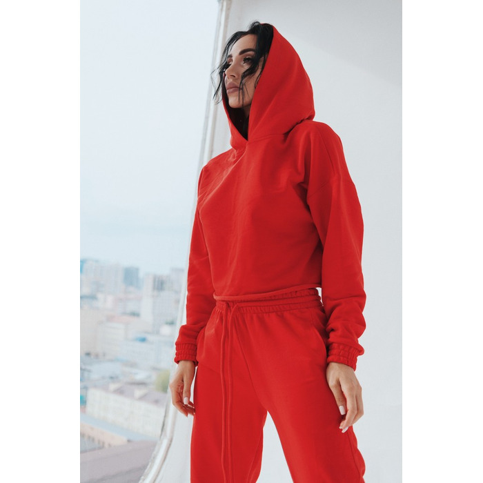 Штани спортивні Fitzona Victory red з вирізами для танців