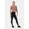 Топ Minimalist Logo NEBBIA crop top 600 Brown