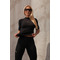 Футболка Nebbia Python SnakeSkin Mid Sleeve T-shirt 416 Black