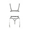 Комплект білизни, 2 предмети MEGGY SET black S/M - Passion