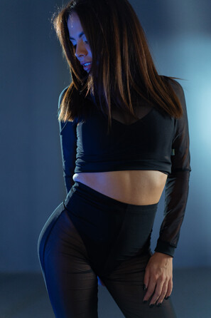 Рашгард та штани Кльош для Pole dance