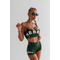 Шорти Nebbia Classic HERO High Waist Shorts 582 Dark Green