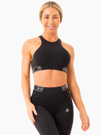Топ Level Up High Impact Sports Bra - Black