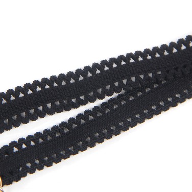 Гартер на ножку Star Night с подвесками из 4-х рядов золотистых цепочек , One Size