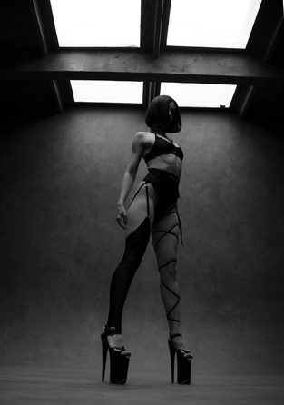 Stockings Black matte biflex _ чорний матовий біфлекс