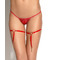 Подвязки для чулок Me-Seduce 04 красные, S/M