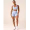 Топ Ryderwear Zebra Seamless Sports Bra - Sky Blue Zebra
