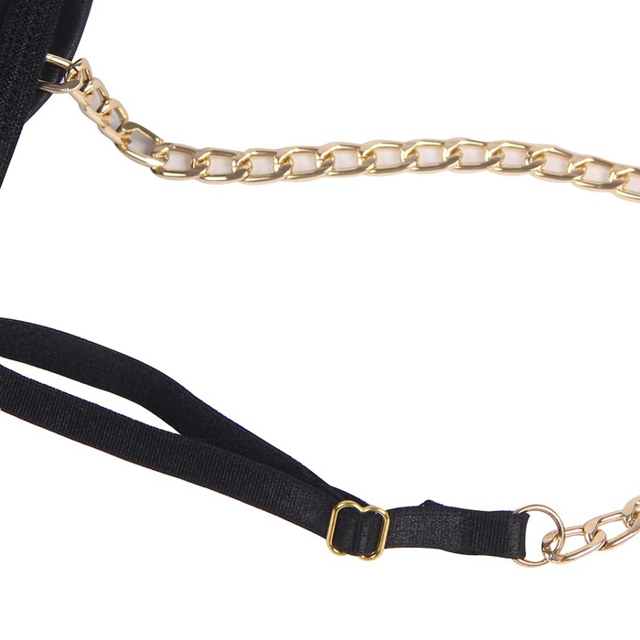 Боди полупрозрачное Star Night с доступом, черное, XS-S