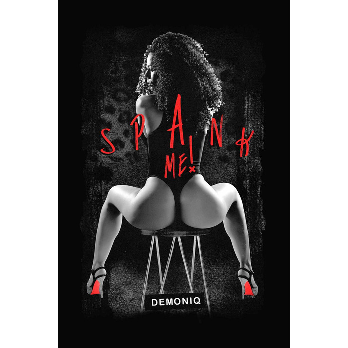 Мужская футболка с принтом «Spank me!» Demoniq TSHRB010 черная, M