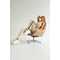 ЛЕГІНСИ BEIGE LEGGINGS WITH CUSTOM ELASTIC
