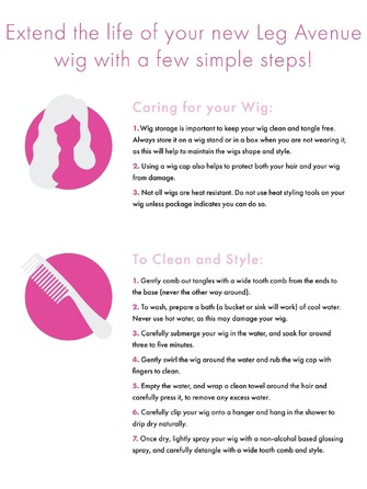 Парик волнистый с челкой Leg Avenue Misfit синего цвета, 60 см