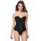 Корсет з квітковим принтом Star Night Corset Top з гачками та шнурівкою, чорний, XS (без коробки)