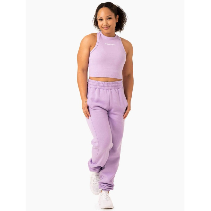 Майка Sideline Rib Crop Tank - Lilac