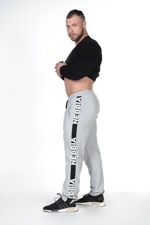 Спортивні штани Nebbia Sweatpants HardCore 366 light grey