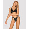 Комплект бюстгальтер та трусики Obsessive Eloissa set Black S/M
