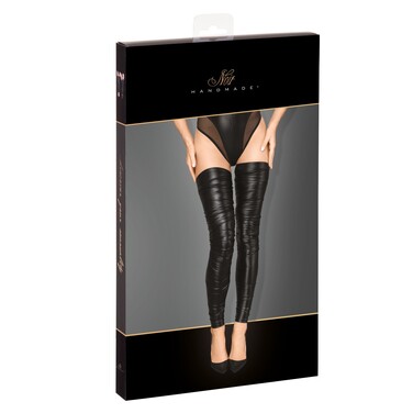 Чулки без носка F207 Noir Handmade XL