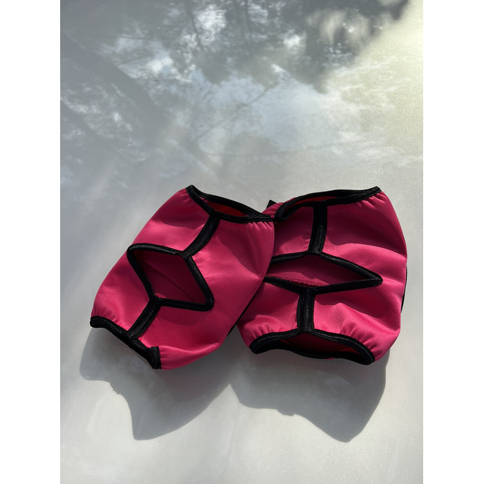 Рожеві наколінники для занять pole exotic і twerk.