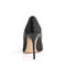 Туфли-лодочки Pleaser Classique-20 высотой 4 дюйма с острым носком, чёрный атлас
