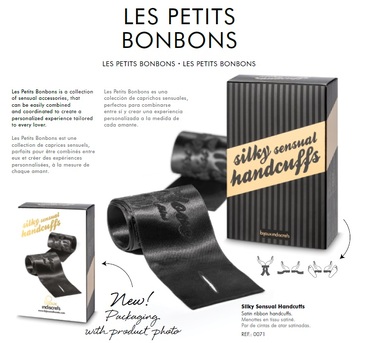 Атласные ленты-наручники Silky Sensual Bijoux Indiscrets