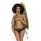 Сексуальні трусики Penthouse Adore me black(M/L)