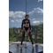 Панчохи для Pole Dance KRUTA з мережива з додатковим захистом колін