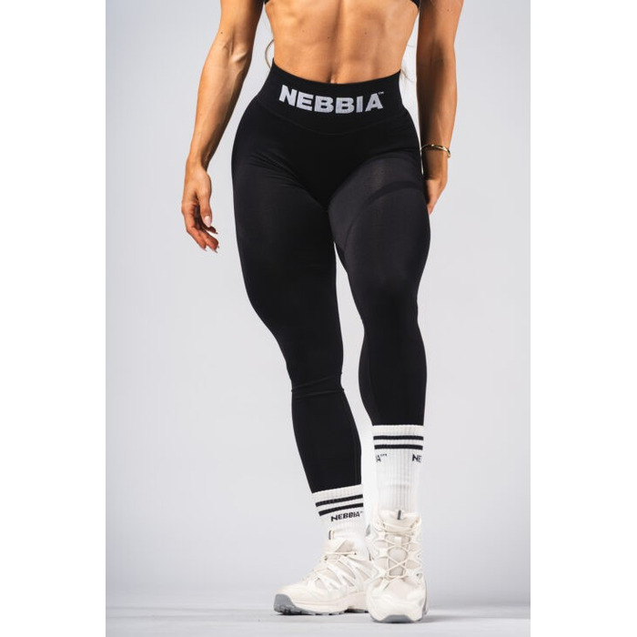 Легінси Nebbia High-Waist Push-Up Leggings FLOW SEAMLESS Black 496