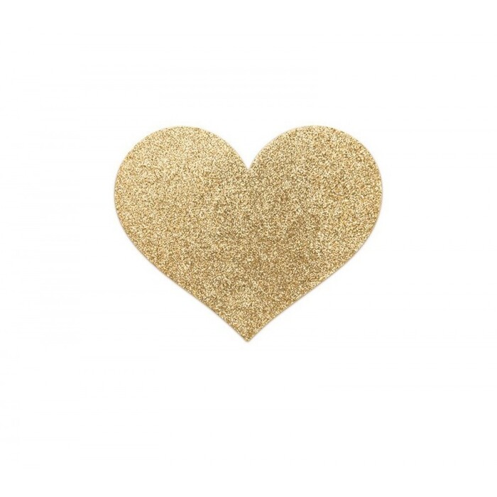 Прикраса для грудей Flash Золоте Серце, Bijoux Indiscrets