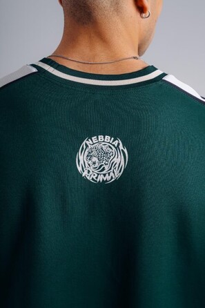 Футболка Nebbia Oversized T-Shirt PRIMAL Dark Green 869