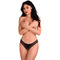 Трусики з перлинами та аплікацією у вигляді метелика Daring Intimates, чорний, S/M